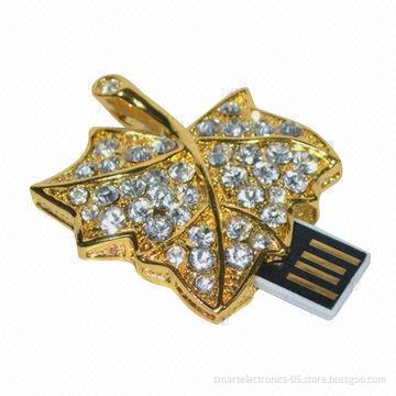 Jewelry maple leaf USB flash drives